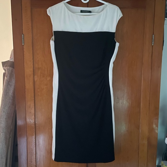 Ralph Lauren Color Block Silhouette Dress - Picture 2 of 5